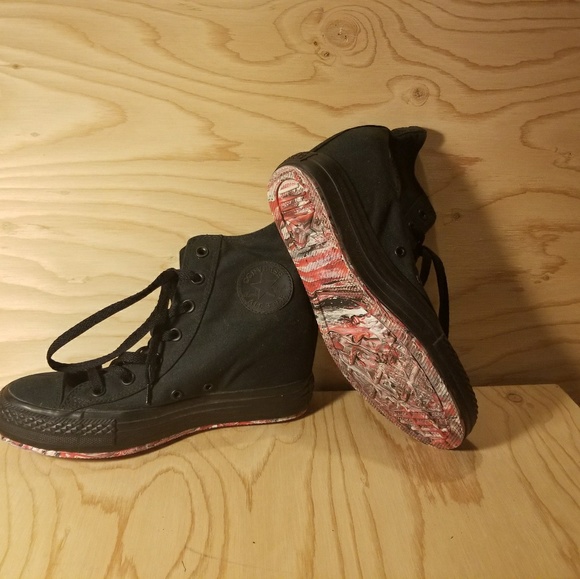 all star wedge heels